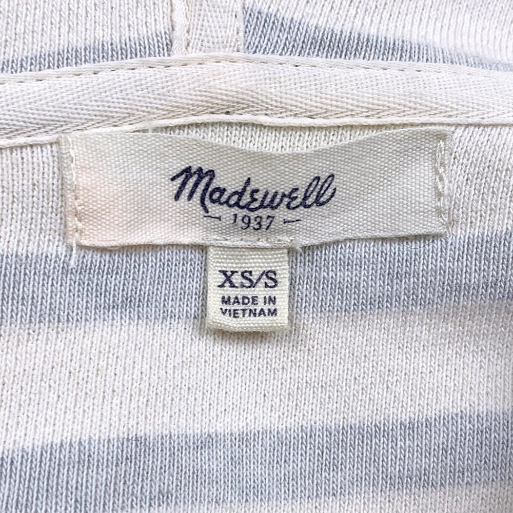 Madewell Elise Embroidered Short Sleeve Hoodie - Picture 6 of 9